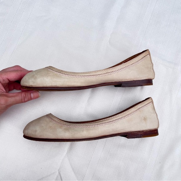 Frye Carson Leather Ballet Flats in size 6 - Picture 6 of 9